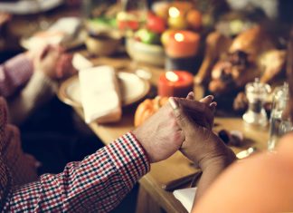 Giving Thanks for Peace at the Dinner Table thanksgiving