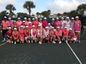 My team and our sister team in all pink for Breast Cancer Awareness Month.