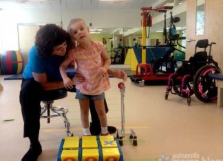 Green Cove Springs Girl Thrives with Wolfson Children’s Rehabilitative Services at Baptist Clay Wolfson - Allie