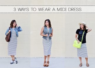 3 Ways to Wear a Midi Dress
