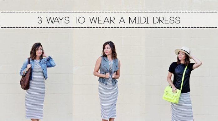 3 Ways to Wear a Midi Dress