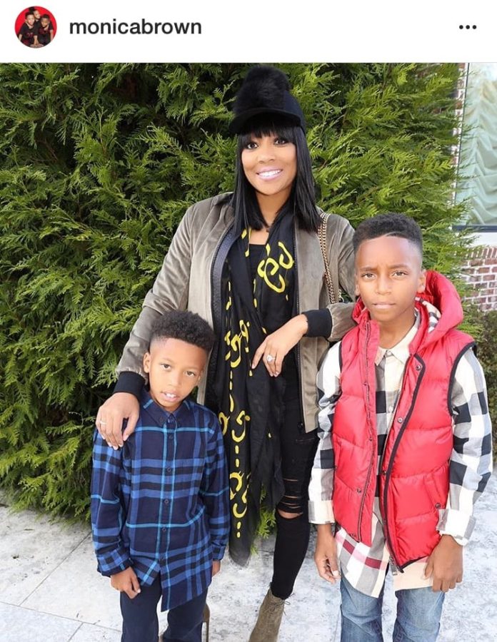 Mom of three, Monica Brown @monicabrown