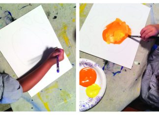 Pumpkin Patch Art Project for Kids!