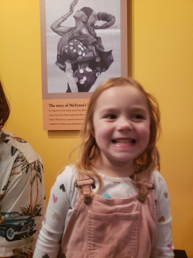 Girl at American Beach Museum