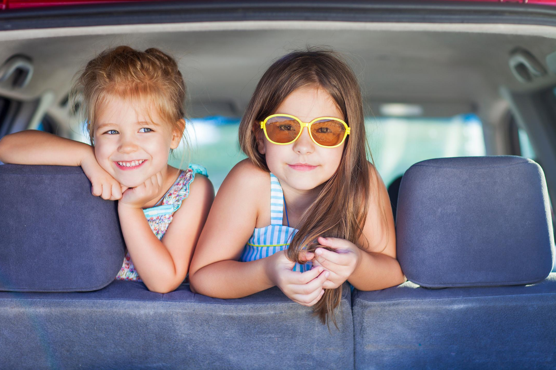 kids in car