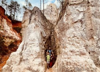 We Hiked ‘The Little Grand Canyon’ and It Didn’t Disappoint Our Family of Five providence canyon
