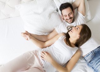 The Secret to My Happy Marriage Starts With ‘S’ snuggling