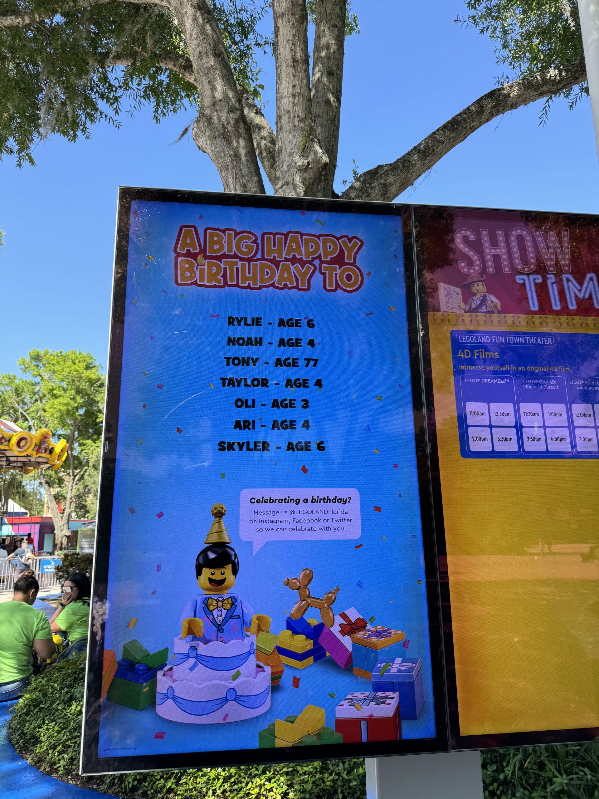 legoland birthday