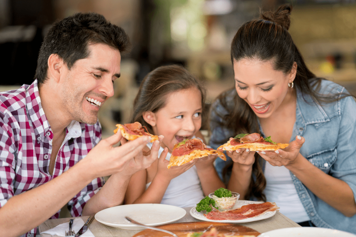 family enjoying Food and drink in Jacksonville