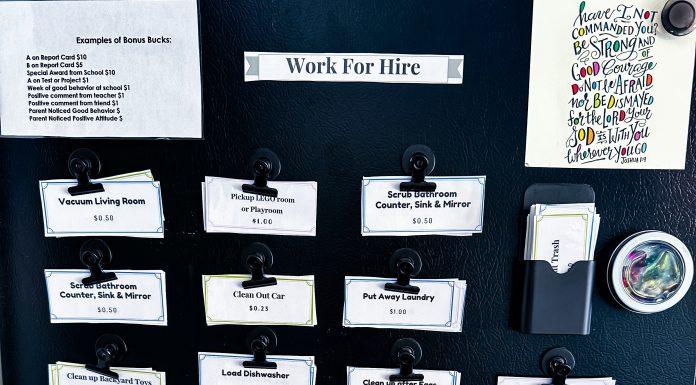 Why We Ditched the Traditional Chore Chart chore chart
