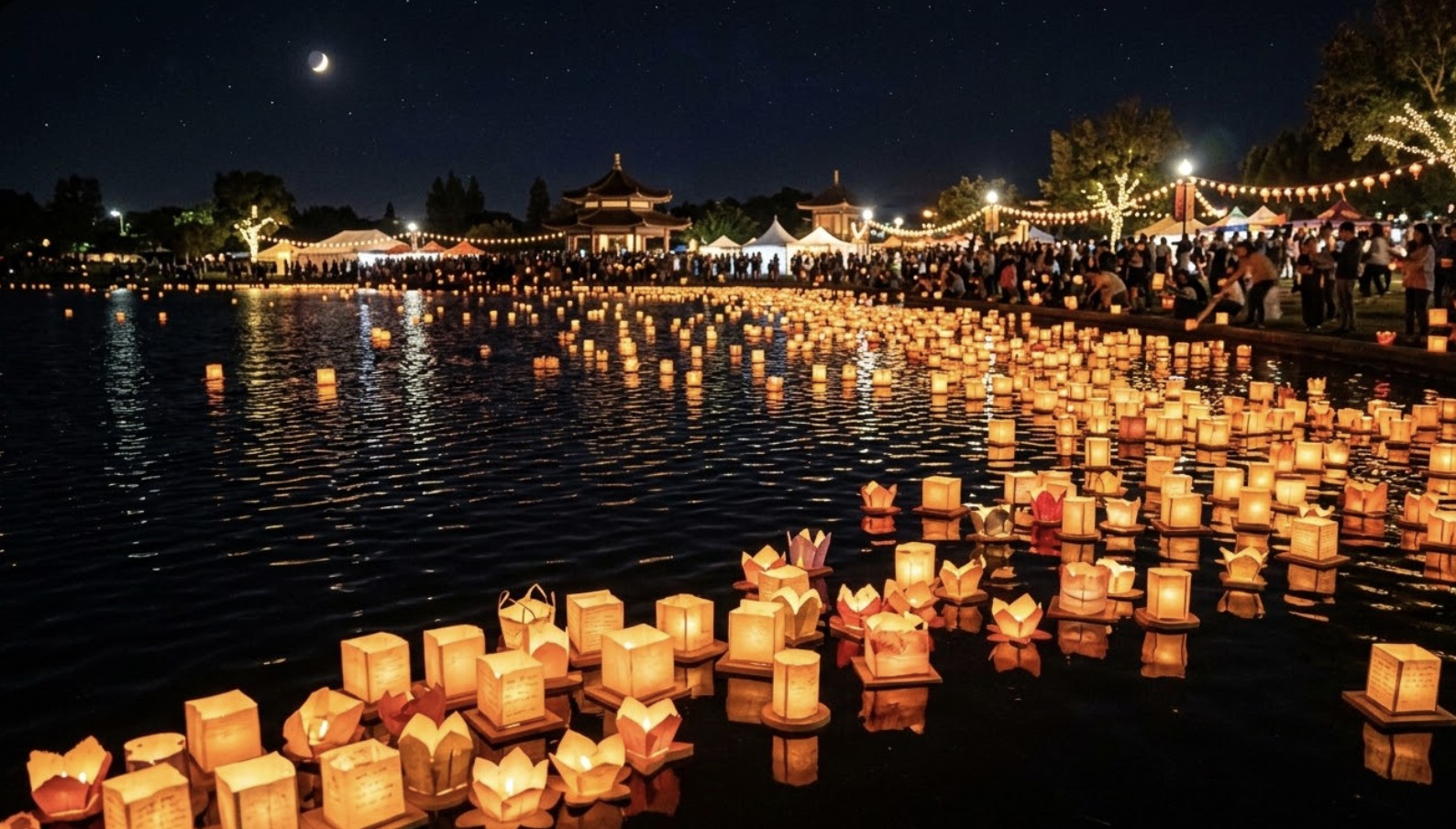 Jacksonville Water Lantern Festival by Light the Night | Southeast Jax